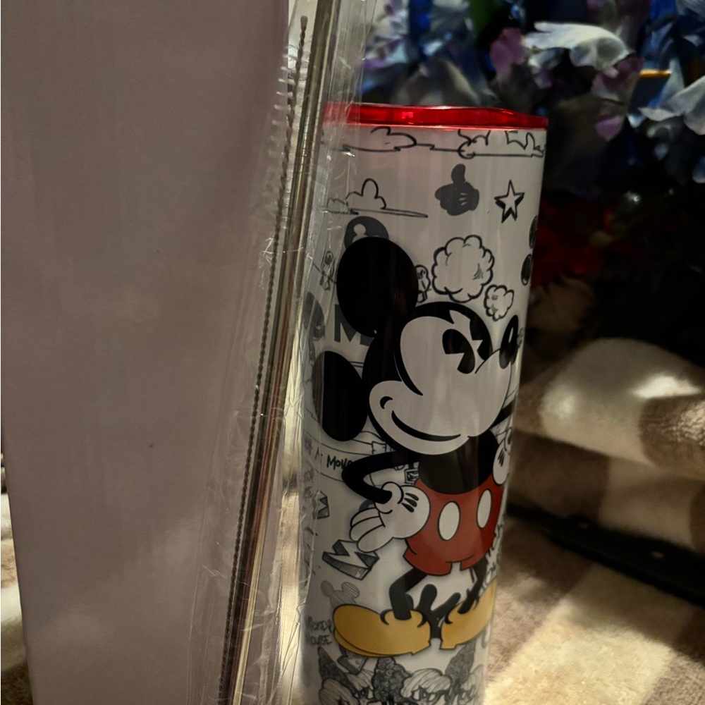 Disney Mickey Mouse Tumbler - Red and White